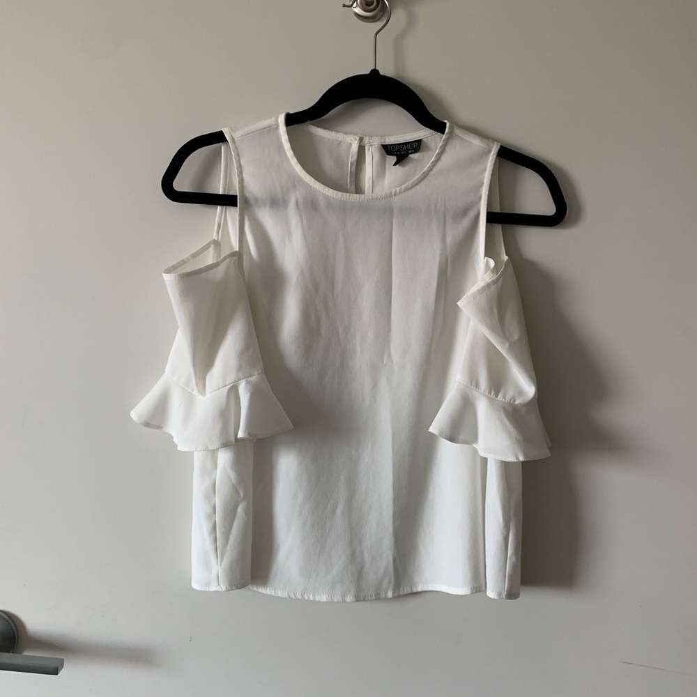 Topshop Off the shoulder blouse